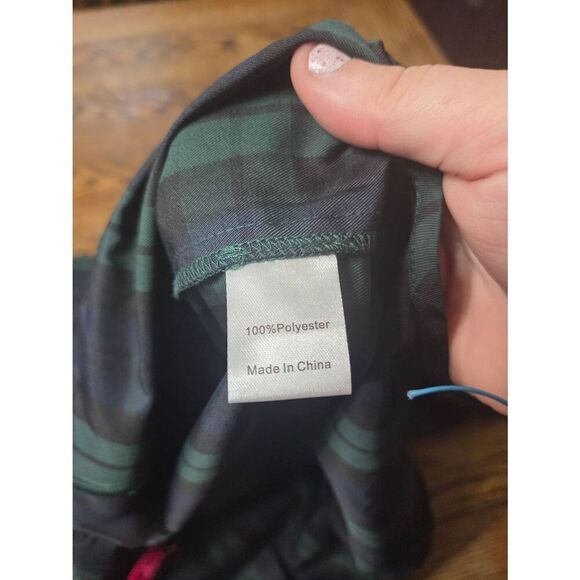 NWT Tuckernuck Blackwatch Plaid Ruffle Reagan Button Down Size Medium - Picture 4 of 5